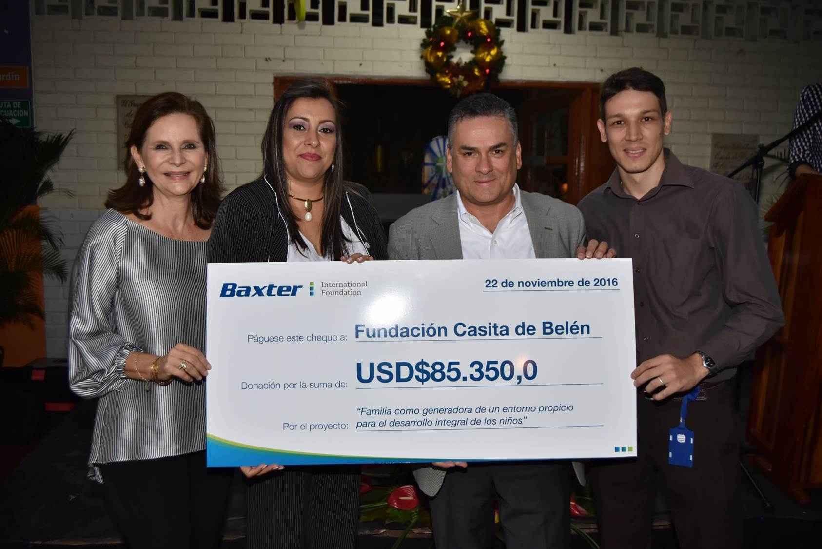 donacion casita belen cheque