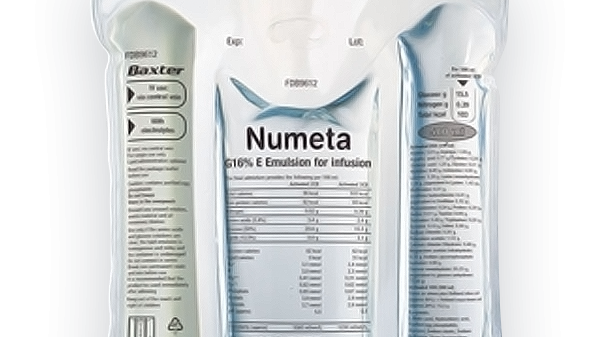 NUMETA G13E - triple-chamber ready-to-use parenteral intravenous nutrition