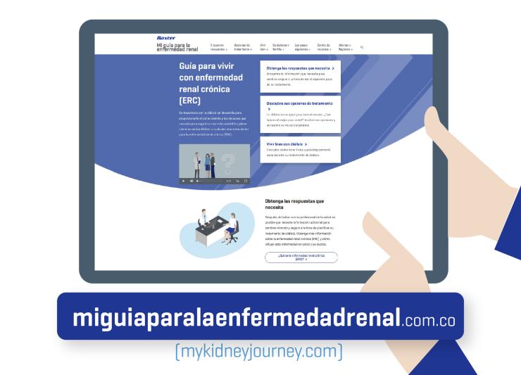 Sitio web educativo Mi guía para la enfermedad renal